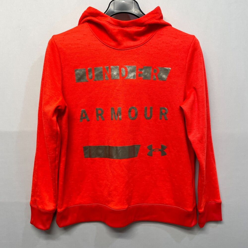 Under Armour Women Pullover Hoodie Sweatshirt Size Large Loose Fit B373 -18